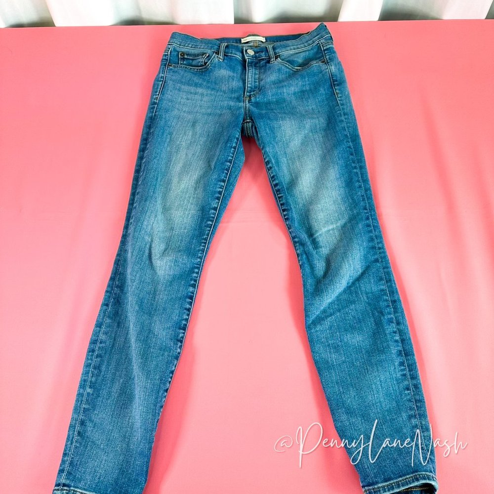 Gap 1969 True Skinny Ankle Jeans Blue Size 28R - Picture 2 of 11